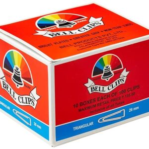Bell 26mm Gem Clips (10 Small Boxes-100 Clips in Each Box)